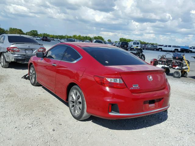 1HGCT1B32EA007441 - 2014 HONDA ACCORD LX- RED photo 3