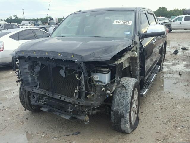 5TFFY5F13CX128387 - 2012 TOYOTA TUNDRA CRE BLACK photo 2