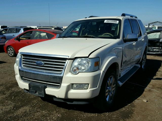 1FMEU65E77UB29322 - 2007 FORD EXPLORER L WHITE photo 2