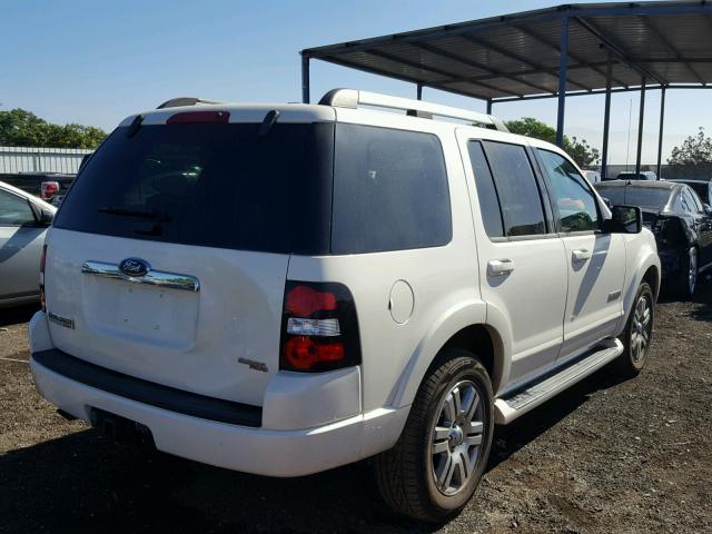 1FMEU65E77UB29322 - 2007 FORD EXPLORER L WHITE photo 4