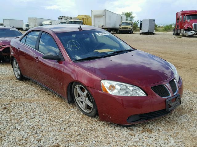 1G2ZH57N794174446 - 2009 PONTIAC G6 GT MAROON photo 1