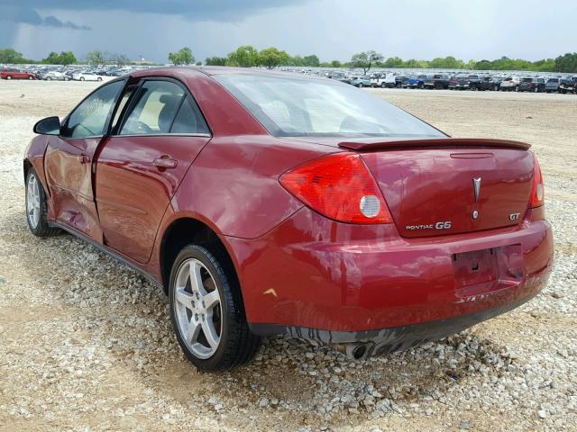 1G2ZH57N794174446 - 2009 PONTIAC G6 GT MAROON photo 3