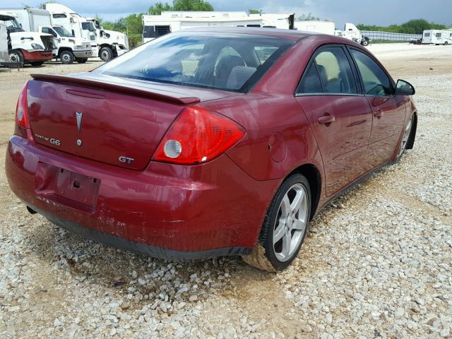 1G2ZH57N794174446 - 2009 PONTIAC G6 GT MAROON photo 4