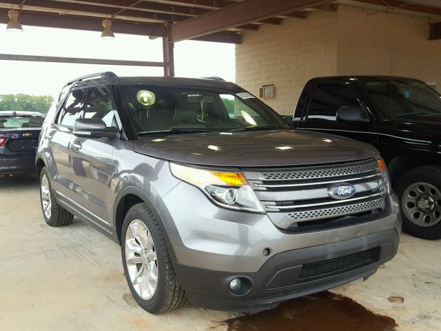 1FM5K7F83EGA01062 - 2014 FORD EXPLORER L GRAY photo 1