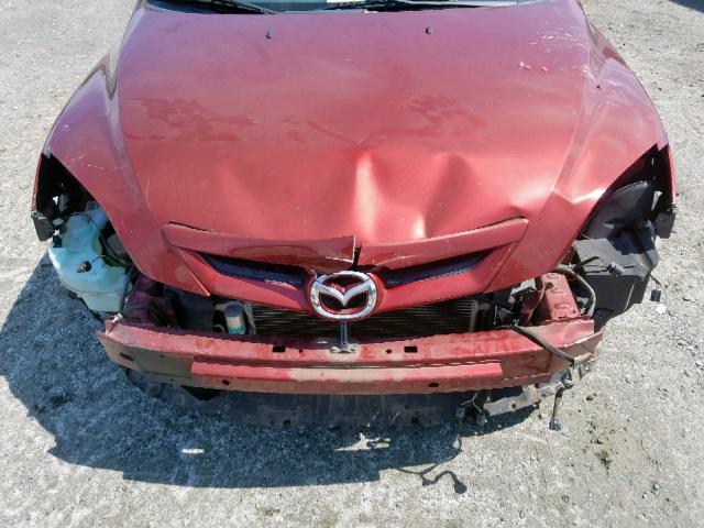 JM1BK343491216319 - 2009 MAZDA 3 S RED photo 7