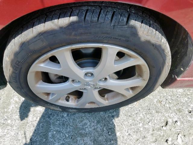 JM1BK343491216319 - 2009 MAZDA 3 S RED photo 9