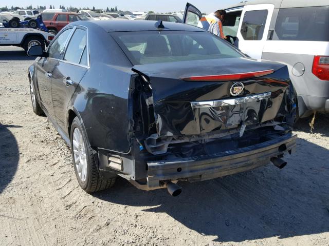 1G6DE5EG3A0102029 - 2010 CADILLAC CTS LUXURY BLACK photo 3