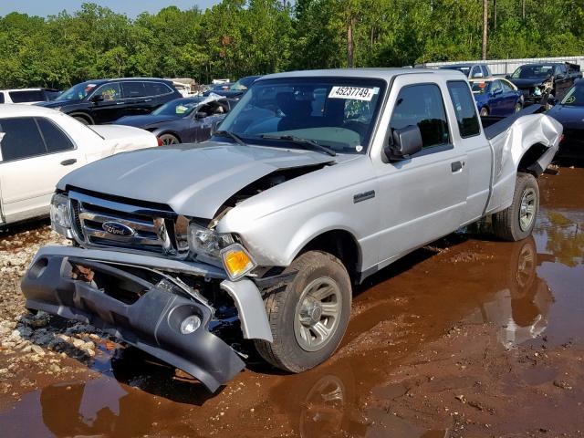 1FTKR1ED2APA19173 - 2010 FORD RANGER SUP SILVER photo 2