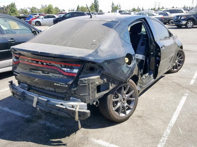 1C3CDFFA5GD816424 - 2016 DODGE DART SXT S BLACK photo 4