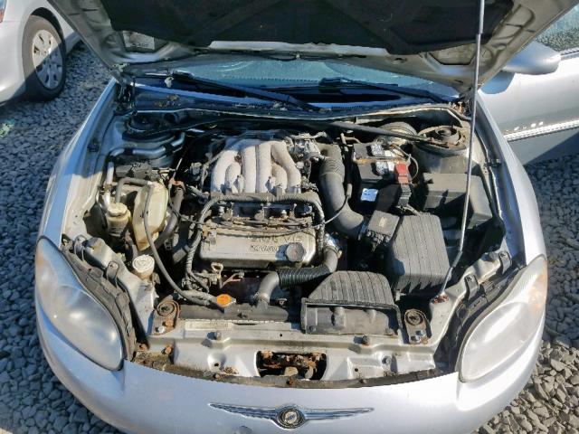 4C3AG52H81E033707 - 2001 CHRYSLER SEBRING LX SILVER photo 7