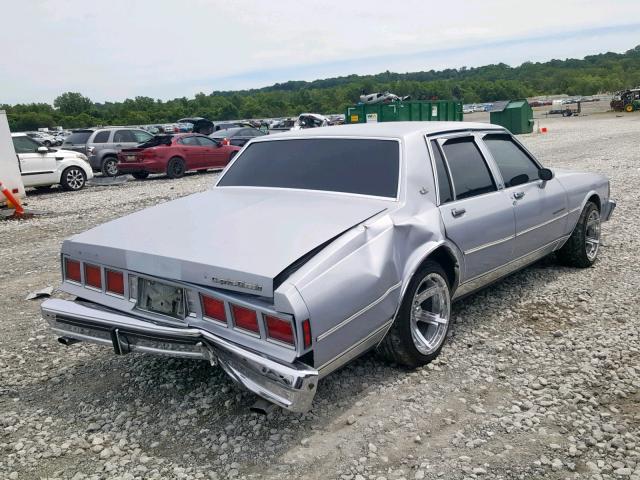 2G1AN69H1D1128784 - 1983 CHEVROLET CAPRICE CL SILVER photo 4