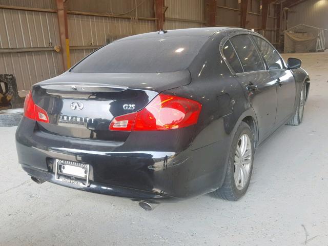 JN1DV6AP5BM601369 - 2011 INFINITI G25 BASE BLACK photo 4