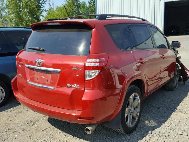 JTMRF4DV3A5030309 - 2010 TOYOTA RAV4 SPORT RED photo 4