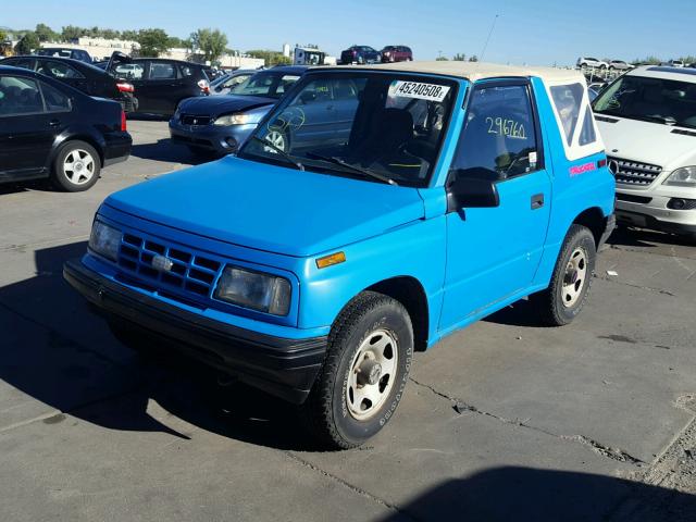 2CNBJ18U5P6914695 - 1993 GEO TRACKER BLUE photo 2