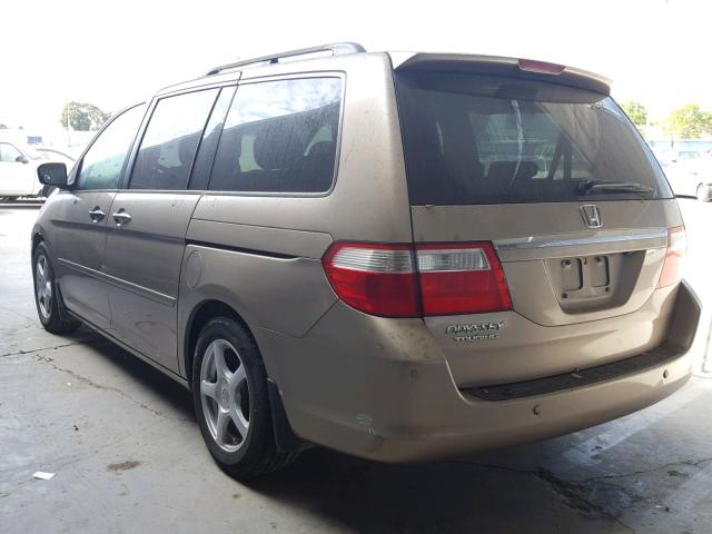 5FNRL38836B072346 - 2006 HONDA ODYSSEY TO GOLD photo 3