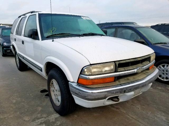 1GNDT13W7Y2341904 - 2000 CHEVROLET BLAZER WHITE photo 1