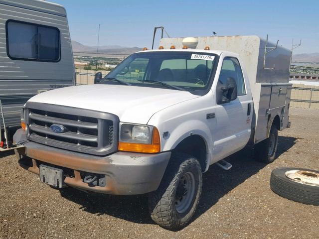 1FDSF35L9YED06734 - 2000 FORD F350 SRW S WHITE photo 2