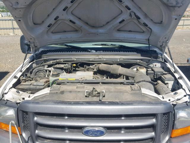 1FDSF35L9YED06734 - 2000 FORD F350 SRW S WHITE photo 7