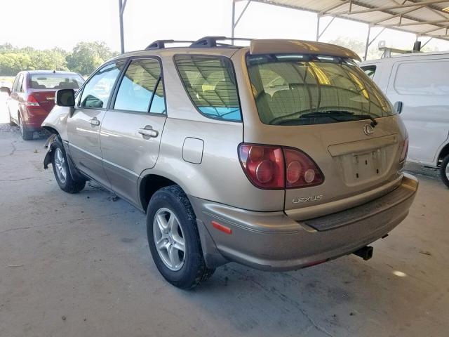 JT6GF10U1X0044354 - 1999 LEXUS RX 300 TAN photo 3