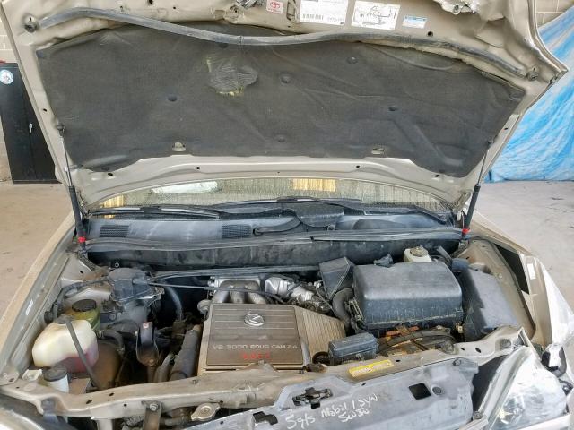 JT6GF10U1X0044354 - 1999 LEXUS RX 300 TAN photo 7