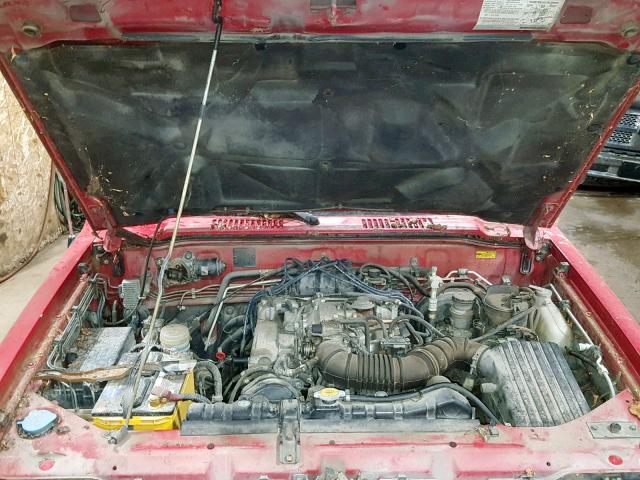 JACDH58W3R7918151 - 1994 ISUZU TROOPER LS RED photo 7