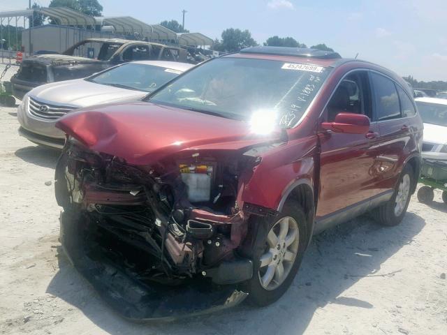 JHLRE38768C051883 - 2008 HONDA CR-V EXL RED photo 2