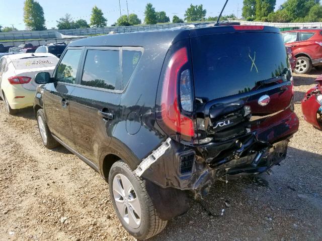 KNDJN2A29E7727556 - 2014 KIA SOUL BLACK photo 3