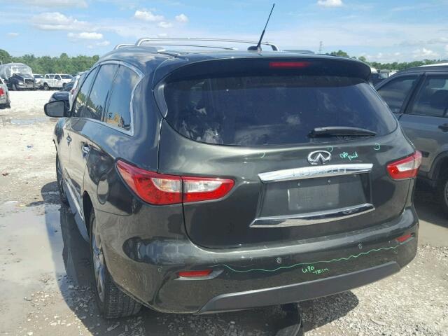 5N1AL0MMXDC313386 - 2013 INFINITI JX35 BASE GRAY photo 3