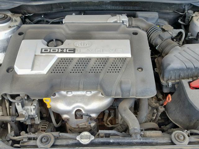 KNAFE121365264698 - 2006 KIA SPECTRA LX SILVER photo 7