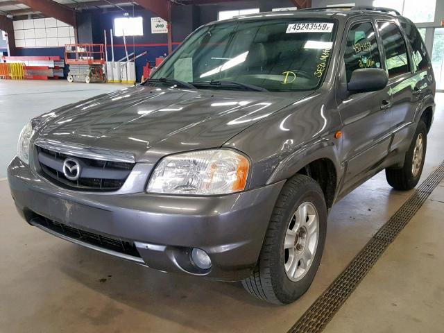 4F2YZ94163KM32066 - 2003 MAZDA TRIBUTE LX GRAY photo 2