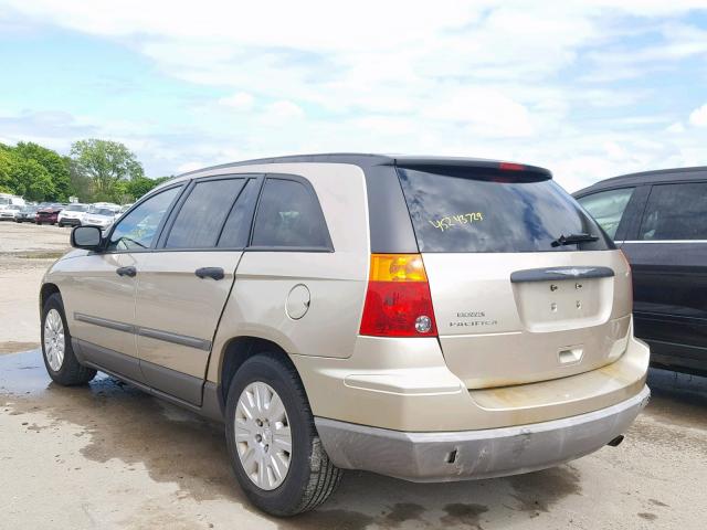 2A4GM48476R841100 - 2006 CHRYSLER PACIFICA GOLD photo 3