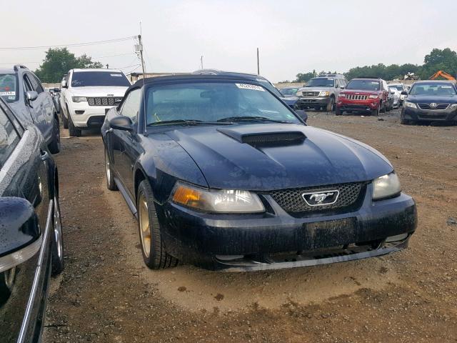 1FAFP45XX3F373184 - 2003 FORD MUSTANG GT BLACK photo 1