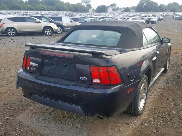 1FAFP45XX3F373184 - 2003 FORD MUSTANG GT BLACK photo 4