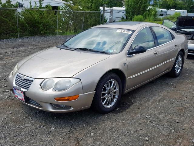 2C3HE66G32H154054 - 2002 CHRYSLER 300M TAN photo 2