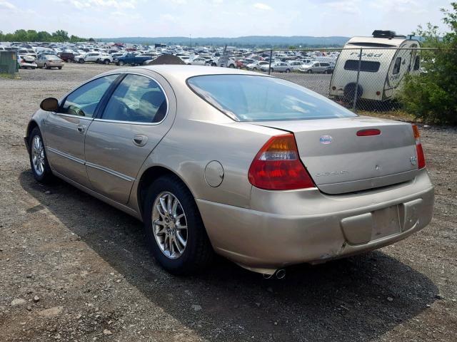 2C3HE66G32H154054 - 2002 CHRYSLER 300M TAN photo 3