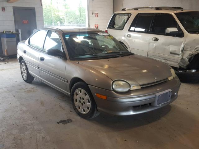 1B3ES47C6WD659856 - 1998 DODGE NEON HIGHL TAN photo 1