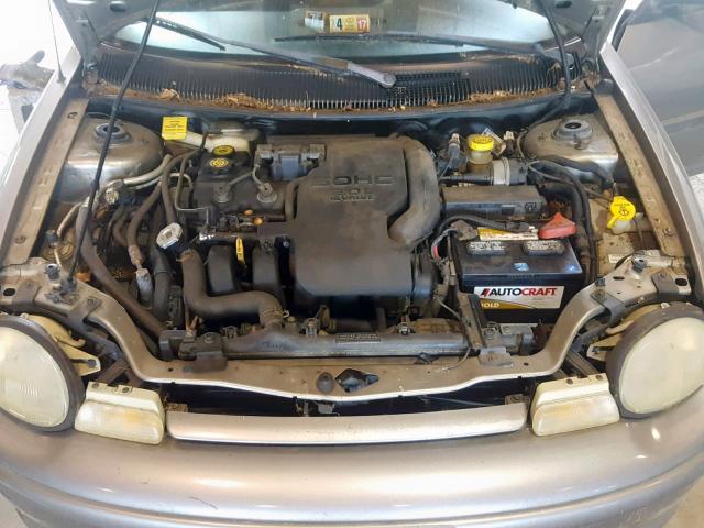 1B3ES47C6WD659856 - 1998 DODGE NEON HIGHL TAN photo 7