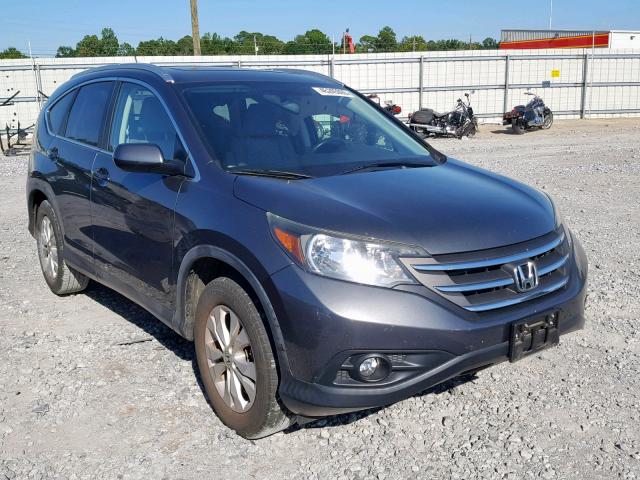 5J6RM3H76CL029756 - 2012 HONDA CR-V EXL GRAY photo 1