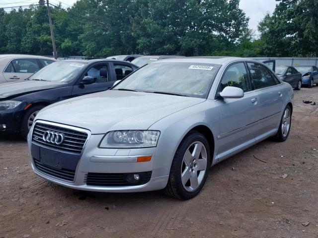 WAUML44E76N017327 - 2006 AUDI A8 L QUATT SILVER photo 2