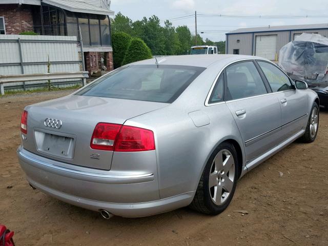 WAUML44E76N017327 - 2006 AUDI A8 L QUATT SILVER photo 4