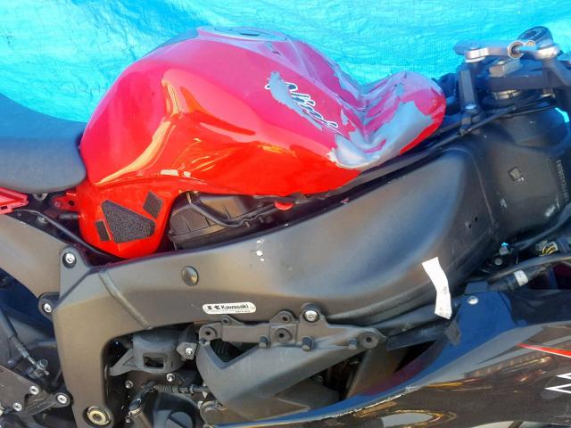 JKAZX4R17CA035083 - 2012 KAWASAKI ZX600 R RED photo 9