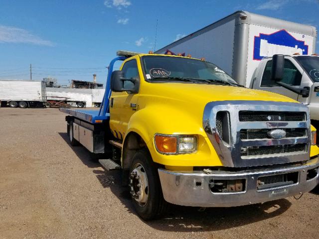 3FRWF65H48V072268 - 2008 FORD F650 SUPER YELLOW photo 1