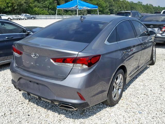 5NPE34AF3JH687745 - 2018 HYUNDAI SONATA SPO GRAY photo 4