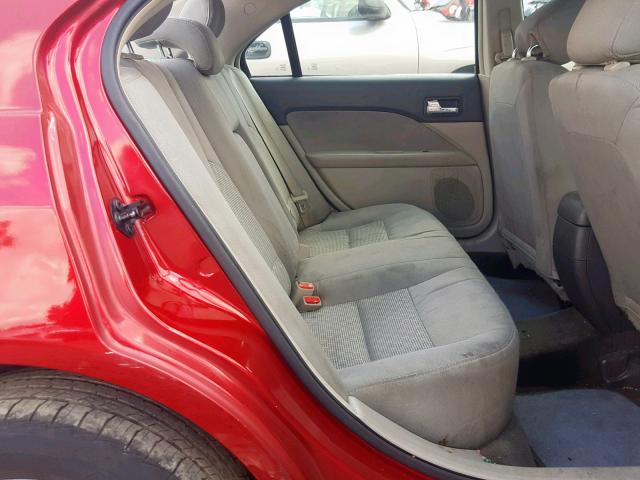 3FAHP0GA0CR241676 - 2012 FORD FUSION S RED photo 6