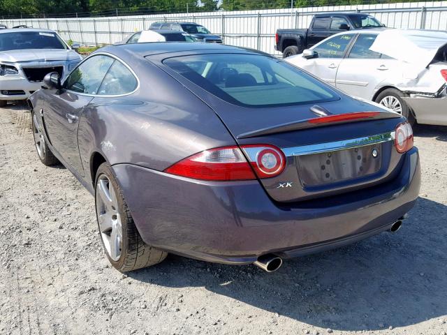 SAJWA43B285B23958 - 2008 JAGUAR XK GRAY photo 3