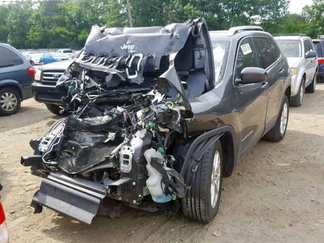 1C4PJMCB4EW272832 - 2014 JEEP CHEROKEE L GRAY photo 2