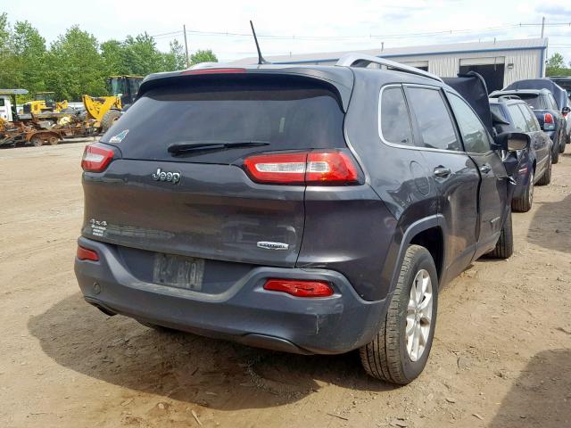 1C4PJMCB4EW272832 - 2014 JEEP CHEROKEE L GRAY photo 4