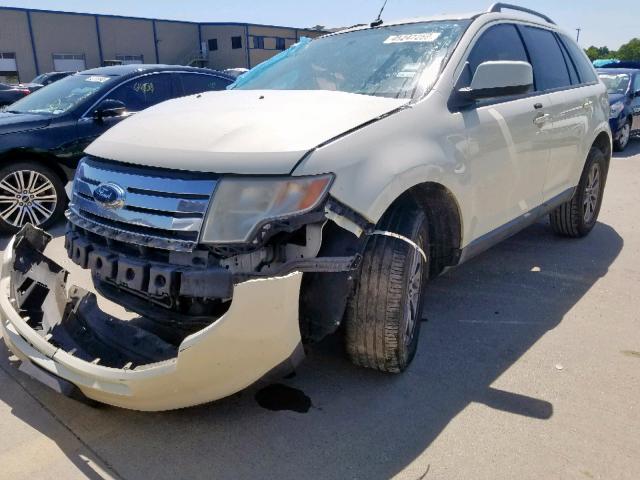 2FMDK38C08BA95452 - 2008 FORD EDGE SEL SILVER photo 2