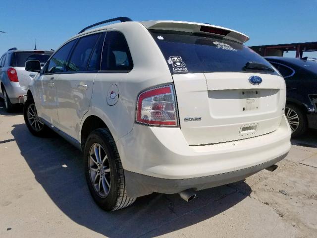 2FMDK38C08BA95452 - 2008 FORD EDGE SEL SILVER photo 3