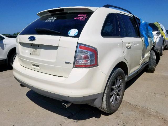 2FMDK38C08BA95452 - 2008 FORD EDGE SEL SILVER photo 4